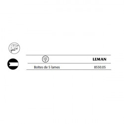 Leman Coffret 5 Lame de scie Sauteuse B&D 4 Bois 1 Metal Leman Kobleo