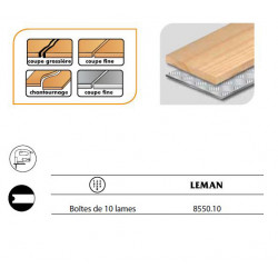 Leman Coffret 10 Lame de scie Sauteuse B&D 8 Bois 2 Metal Leman Kobleo