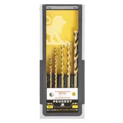 Peugeot Coffret de 9 forets métal HSS usage intensif Kobleo