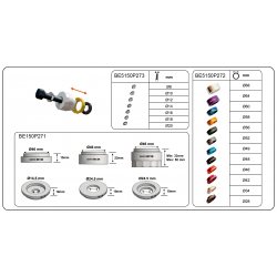 Bahco Coffret d'outils pour le montage des joints SPI BE5150P27 Bahco Kobleo