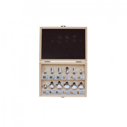 Makita Coffret de 12 fraises à bois queue 8 mm D-53556 Makita Kobleo