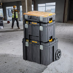 DeWalt Coffret TSTAK IP54 mobile poignée télescopique Charge 50 kg DWST83347 DeWalt Kobleo