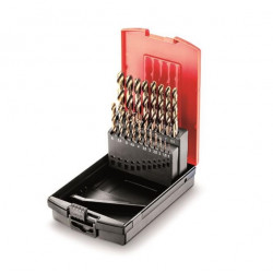Promac Coffret de Jeu de mèches à métaux HSS, 19 pièces D-19CO Kobleo