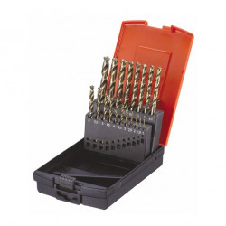 Promac Coffret de Jeu de mèches à métaux HSS, 19 pièces D-19CO Kobleo