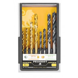 Peugeot Coffret mixte bois-métal perçage 8 pcs usage intensif Kobleo Peugeot Coffret mixte bois-métal perçage 8 pcs usage intensif Kobleo