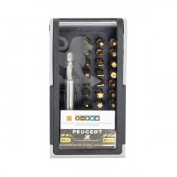 Peugeot Coffret 31 pièces embouts de vissage Tin long.25 mm pro Kobleo Peugeot Coffret 31 pièces embouts de vissage Tin long.25 mm pro Kobleo