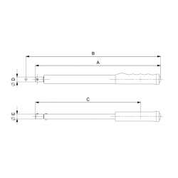 Bahco Clé électronique couple et angle 17-135 Nm tête rectangulaire embouts  Kobleo