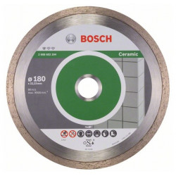 Bosch Disque à tronçonner diamanté Standard for Ceramic D. 180 x 22,23 mm Kobleo