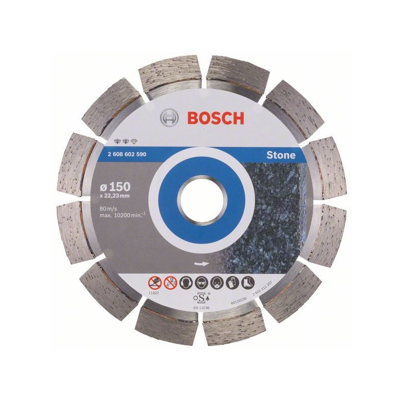 Bosch Professional Disque à tronçonner diamanté Expert for Stone D. 150 x 22,23 mm Kobleo