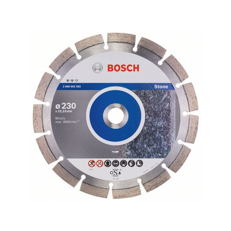 Bosch Professional Disque à tronçonner diamanté Expert for Stone D. 230 x 22,23 mm Kobleo