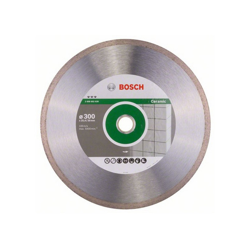 Bosch Disque à tronçonner diamanté pour céramique 300x30/25,4x2,8mm Kobleo