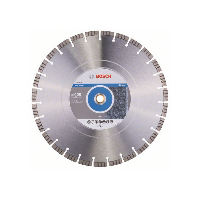Bosch Professional Disque à tronçonner diamanté Best for Stone 400x20/25,4x12mm Kobleo