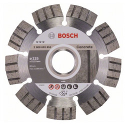 Bosch Disque à tronçonner diamanté Best for Concrete 115 x 22,23mm Kobleo