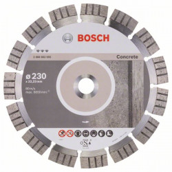 Bosch Disque à tronçonner diamanté Diam 230 x 2223 mm best for Concrete 2608 Bosch Kobleo