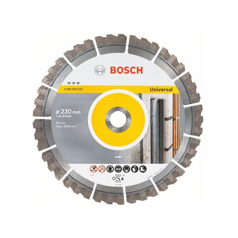 Bosch Disque à tronçonner diamanté Best for Universal D. 230 x 22,23 mm Kobleo