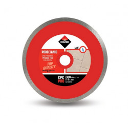 Rubi Disque diamant pour grès porcelaine jante continue 200 mm x 254 mm CPC Kobleo