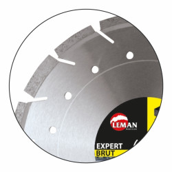 Leman Disque Diamant Segments Asphalte, Béton Armé 350x25,4 Ht 10 Leman Kobleo