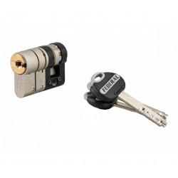 Thirard Cylindre à bouton 32 x 32 mm Nickelé mat avec 3 clés FEDERAL 2 Thirard Kobleo
