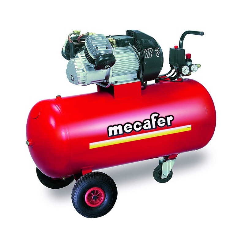 Mecafer - Compresseur coaxial v lubrifié 100L 3Hp 9 bar TWENTY