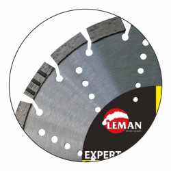 Leman Disque diamant segments multimatériaux Diam 125 x 22,23 x H 12 mm Kobleo