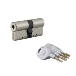 Thirard Cylindre 33 x 53 mm Nickel velours avec 4 clés Cobra 2+ Evolution Kobleo