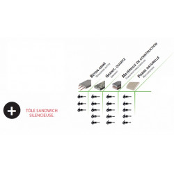 Leman Disque diamant Segment Turbo Granit Quartz Diam 125mm Kobleo