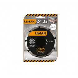 Leman Disque Diamant Segments Maçonnerie 125x22.23 Ht 7 Leman Kobleo