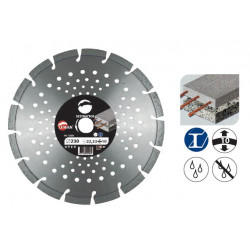 Leman Disque Diamant Segments Béton Armé, Acier 300x20 Ht 10 Leman Kobleo
