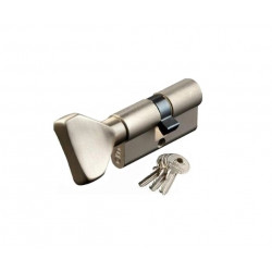 Thirard Demi cylindre de serrure à bouton 30 x 10 mm 3 clés nickelé 73011 Thirard Kobleo