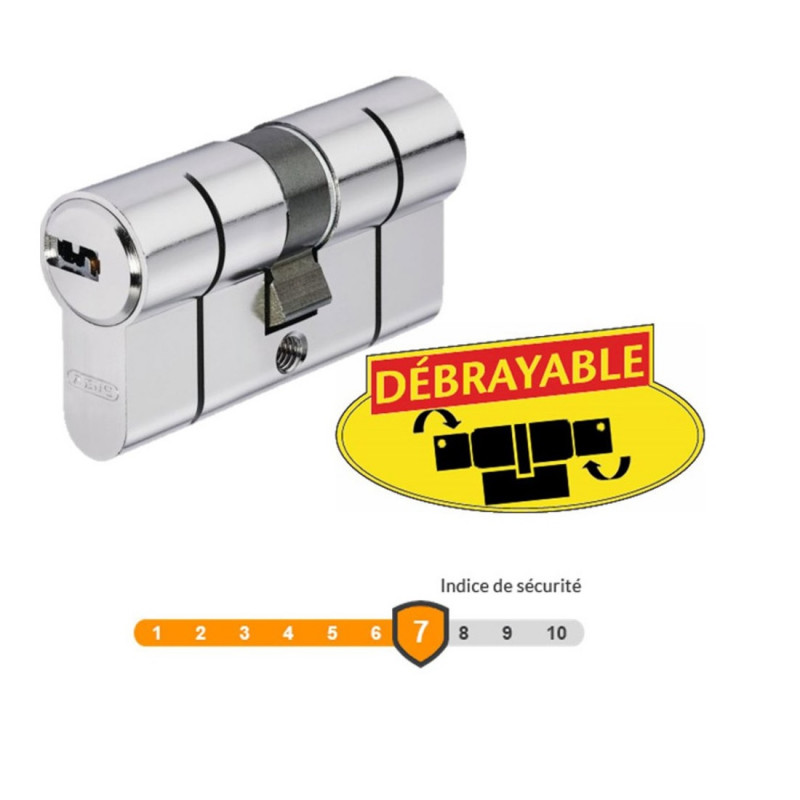 Abus Cylindre D66 35 x 55 mm Débrayable Varie Kobleo Abus Cylindre D66 35 x 55 mm Débrayable Varie Kobleo