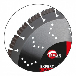 Leman Disque diamant segments béton armé, granit Diam 230 x 22,23 x H 13 mm Kobleo