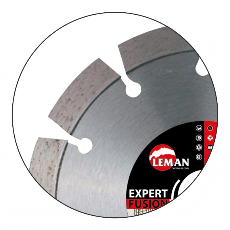 Leman Disque Diamant Segments à Rainurer Béton 125x22,23 Ht 12 Leman Kobleo Leman Disque Diamant Segments à Rainurer Béton 125x22,23 Ht 12 Leman Kobleo