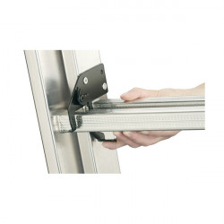 Hailo Echelle coulissante à main ProfiStep Duo 2x15 Ht travail 8,40m Hailo Kobleo