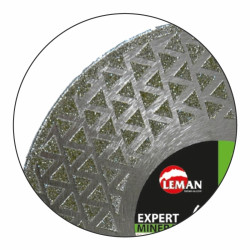 Leman Disque Diamant Coupe Et Ponce Pierre, Granit 230x M14 Ht 3 Leman Kobleo