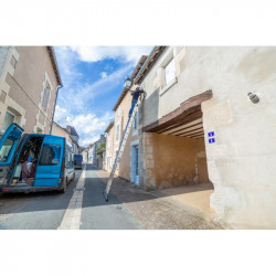 Hailo Echelle coulissante à corde ProfiStep Duo 2x15 échelons 150kg Hailo Kobleo