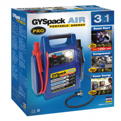 Gys Démarreur autonome 026322 GYSPACK AIR 12V 3en1 Gys Kobleo