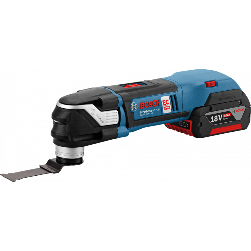 Bosch Professional Découpeur-ponceur 18V 2x2Ah Accessoires GOP 18V-28 Professional Kobleo