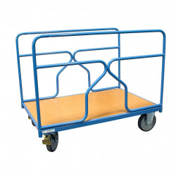 Fimm Chariot modulaire ridelle tube charge 500 kg 1200 x 800 mm roues recta Kobleo