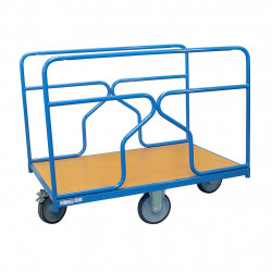 Fimm Chariot modulaire ridelle tube charge 500 kg 1200 x 800 mm roues losan Kobleo