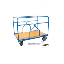Fimm Chariot modulaire habillage tube 500 kg 1200x800mm 2 ridelles Diam rou Kobleo Fimm Chariot modulaire habillage tube 500 kg 1200x800mm 2 ridelles Diam rou Kobleo