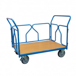 Fimm Chariot modulaire 500 kg habillage tube 2 dossiers 1 ridelle 1000x700m Kobleo