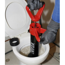 Virax Déboucheur à pompe à 2 poignées robustes Kobleo