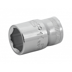 Bahco Douilles carré conducteur 1/4 6 pans finition entièrement polie 12mm  Kobleo