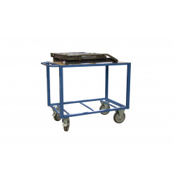 Fimm Servante d'atelier charge 500 kg 1 plateau bois médium 1300x800mm roue Kobleo