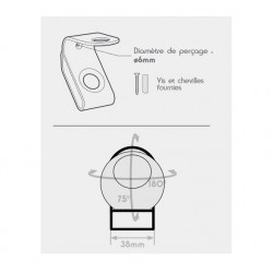 Avidsen Détecteur de mouvement solaire jusqu'à 15m EnOcean Avidsen Pro Kobleo