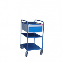 Fimm Servante d'atelier mobile charge 250 kg 3 plateaux 635 x 470 mm 1 tiro Kobleo