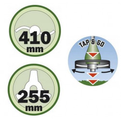 Ribiland Débroussailleuse thermique Diam 410 mm 42,7 cc PRDEBT430 Ribiland Kobleo Ribiland Débroussailleuse thermique Diam 410 mm 42,7 cc PRDEBT430 Ribiland Kobleo