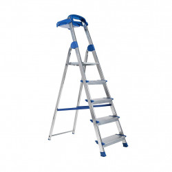 Centaure Escabeau aluminium 5 marches hauteur d'accès maxi 3 m BIG STEP Kobleo Centaure Escabeau aluminium 5 marches hauteur d'accès maxi 3 m BIG STEP Kobleo