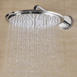 Grohe Ensemble douche de tête et bras 422 mm 1 Jet Rainshower Cosmopolitan 2 Grohe Kobleo