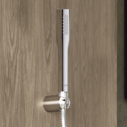 Grohe Ensemble de douche 1 jet avec support mural chromé Euphoria Cosmopolit Kobleo